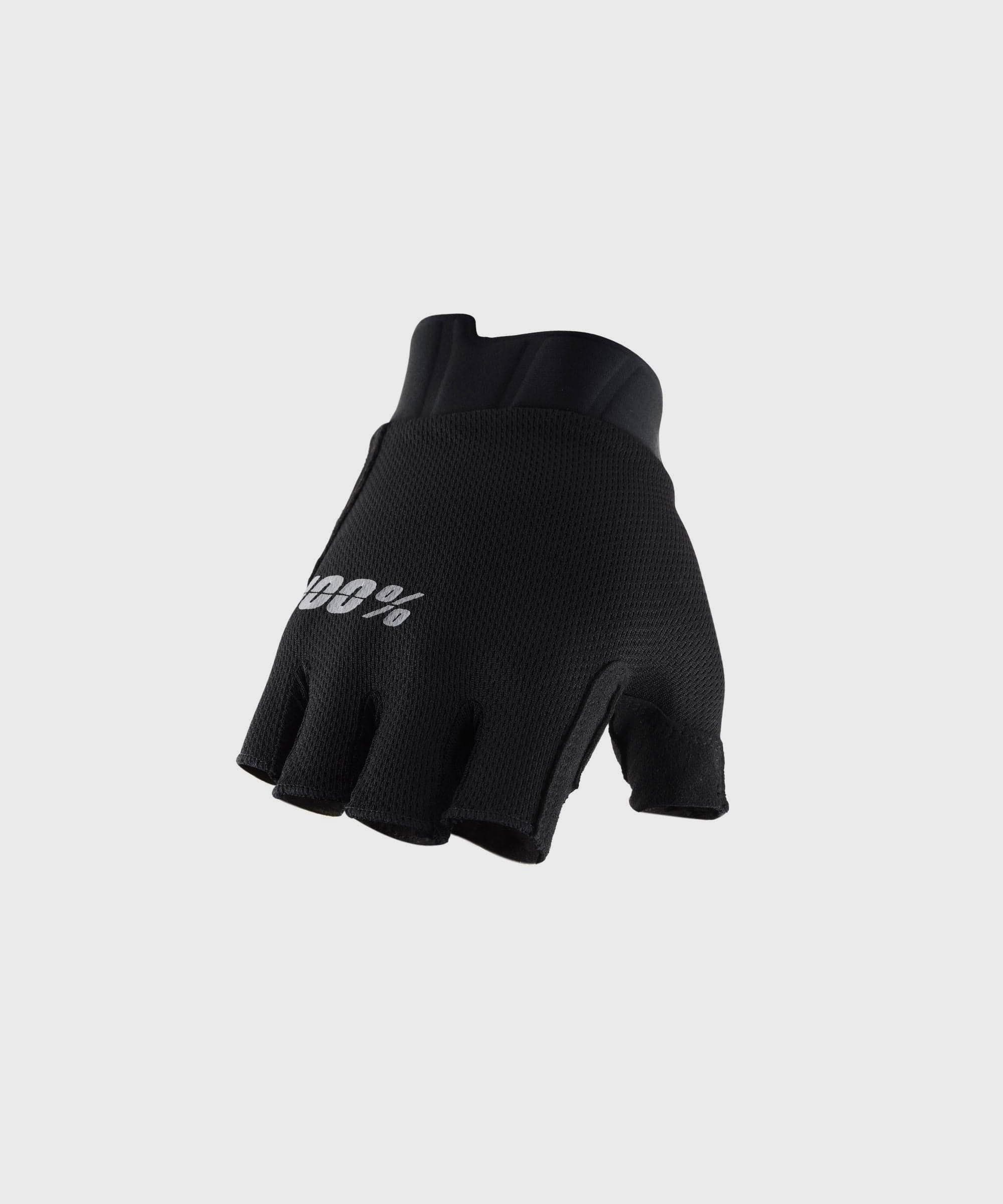 100% Exceeda Glove Solid Black M
