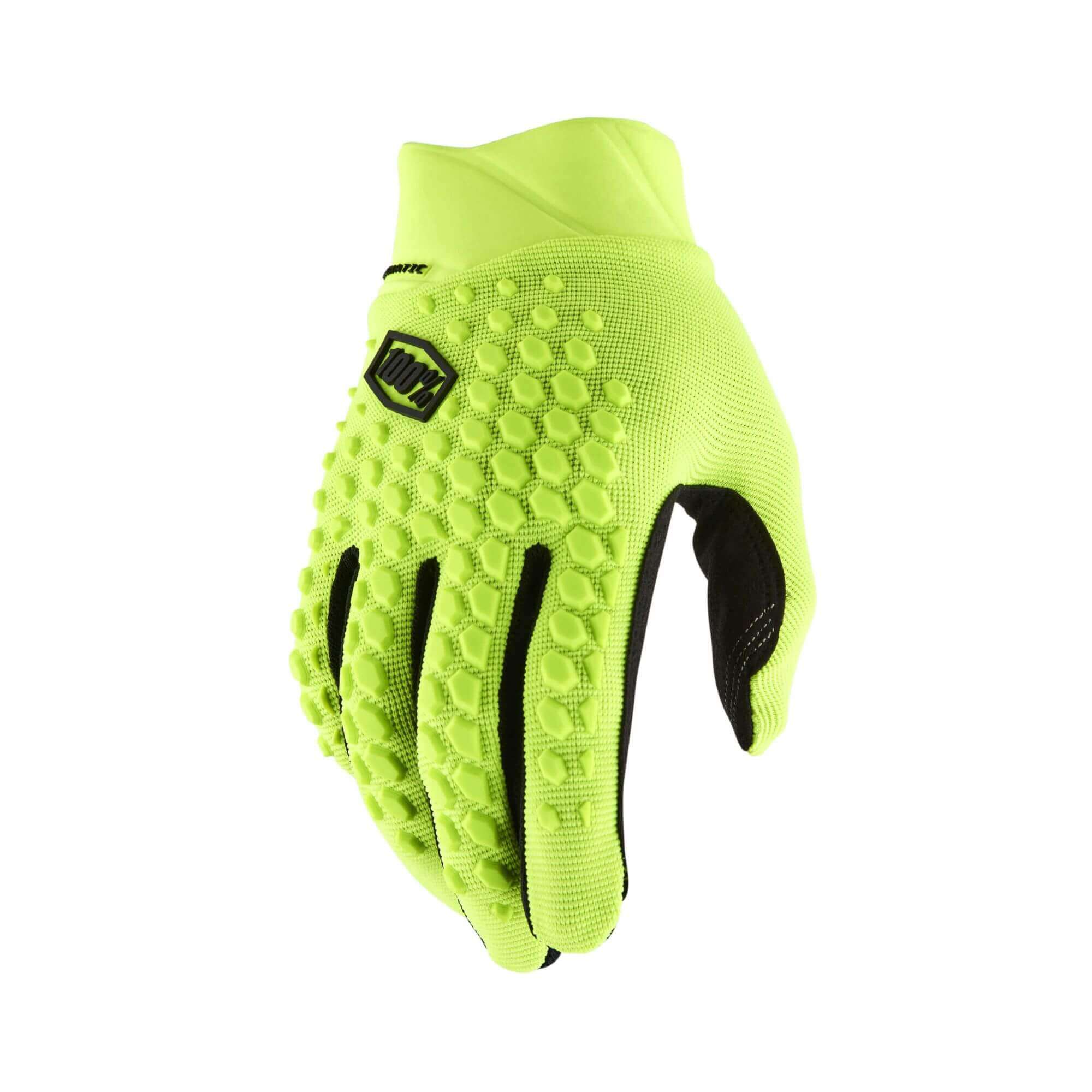 100% Geomatic Gloves Fluo Yellow
