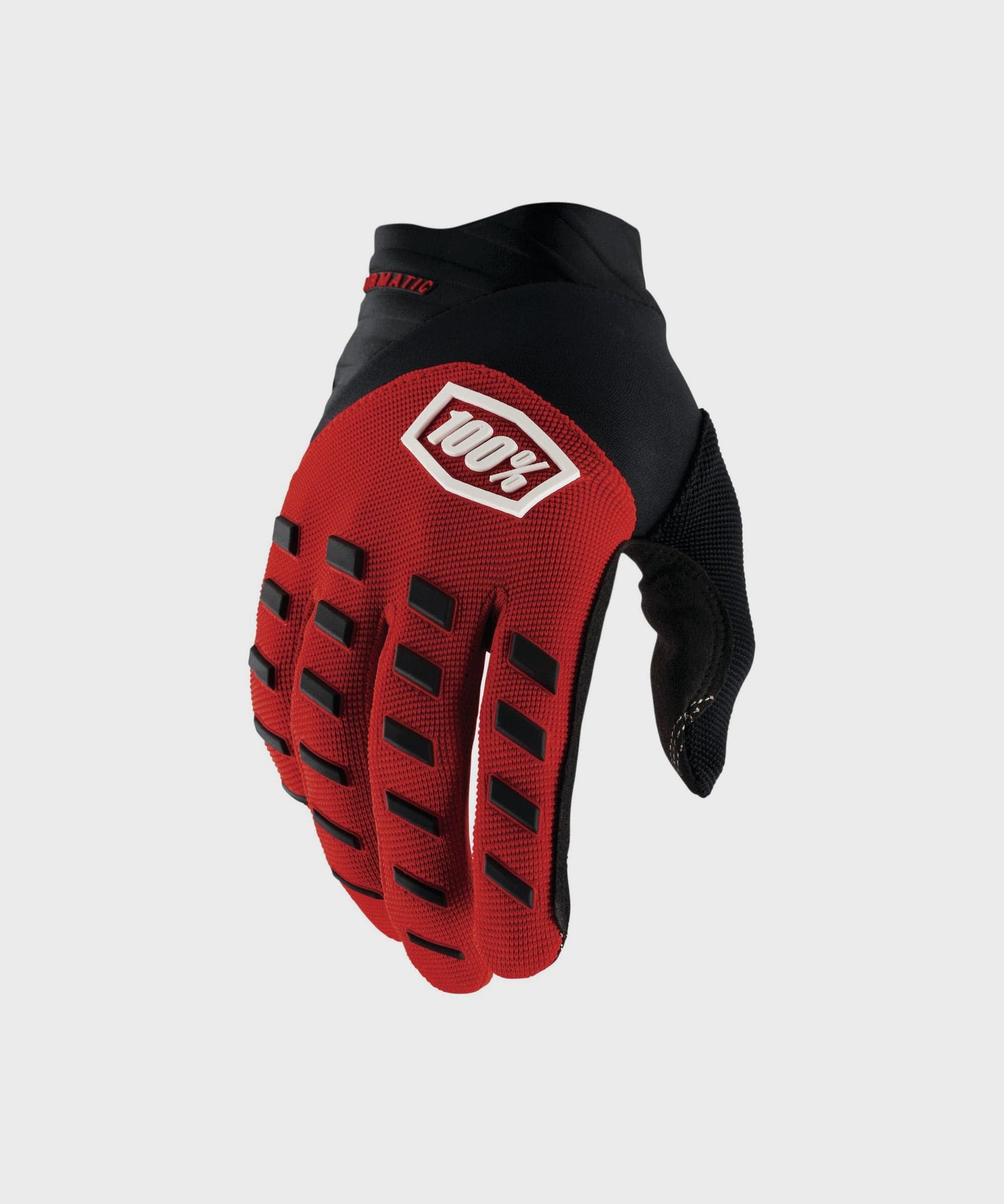 100% Airmatic Youth Gloves Red / Black M