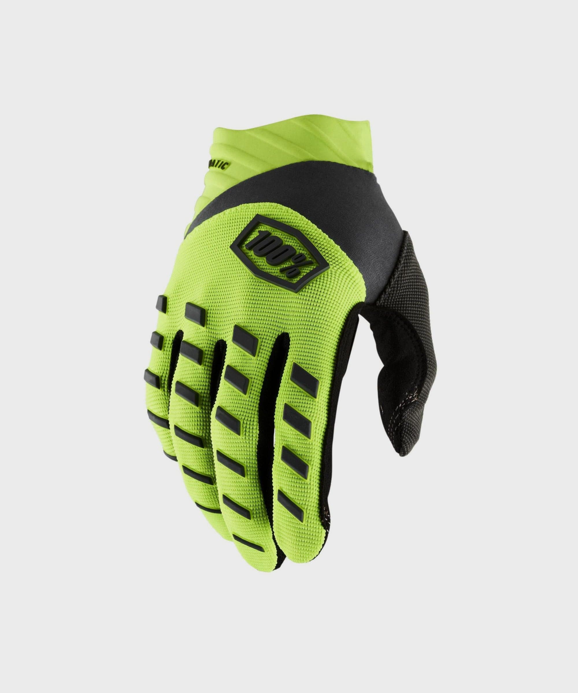 100% Airmatic Gloves Fluo Yellow / Black S