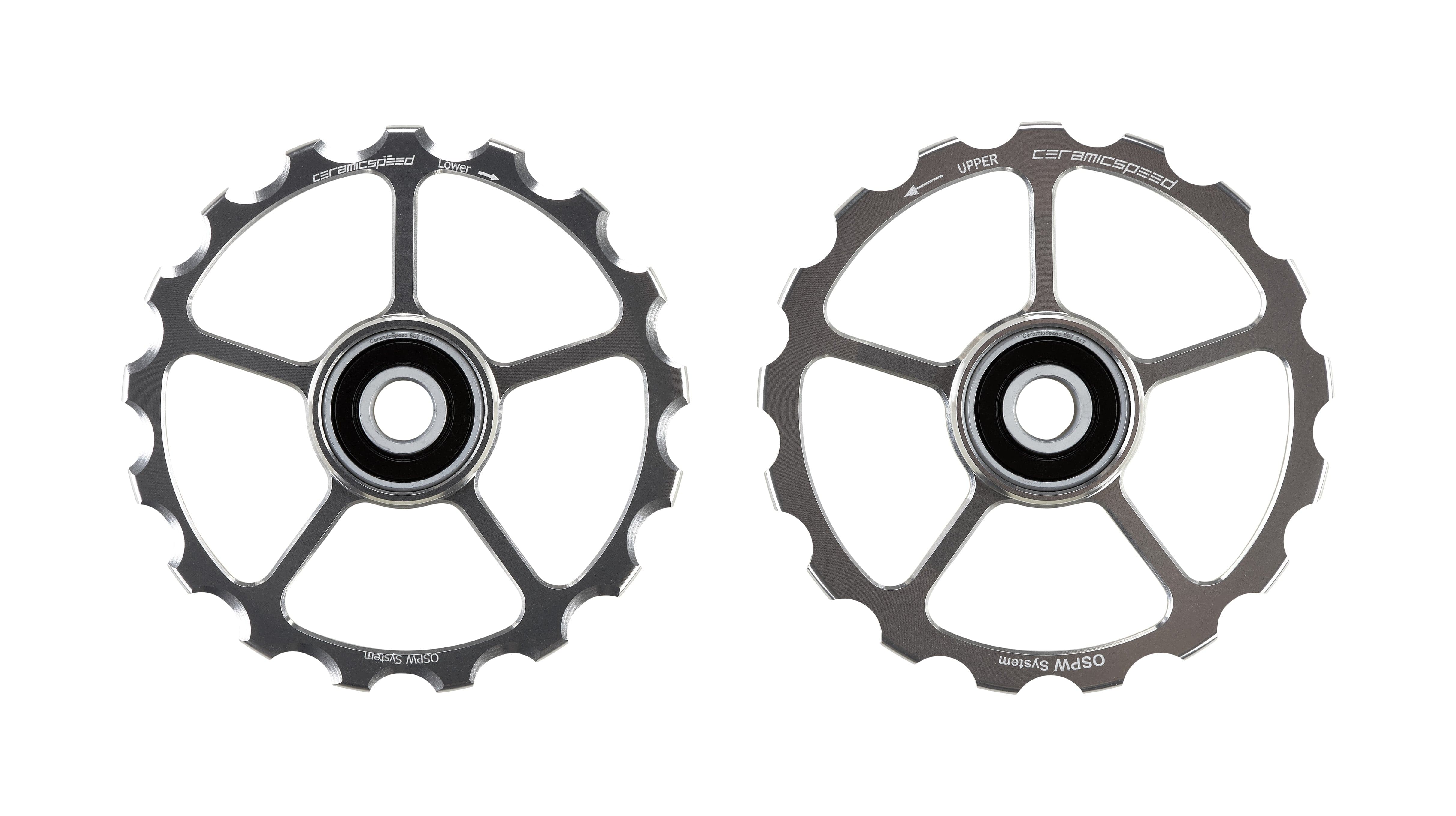 CeramicSpeed OSPW Coated (No Cage, 17T, Silver Ltd Ed) - TF