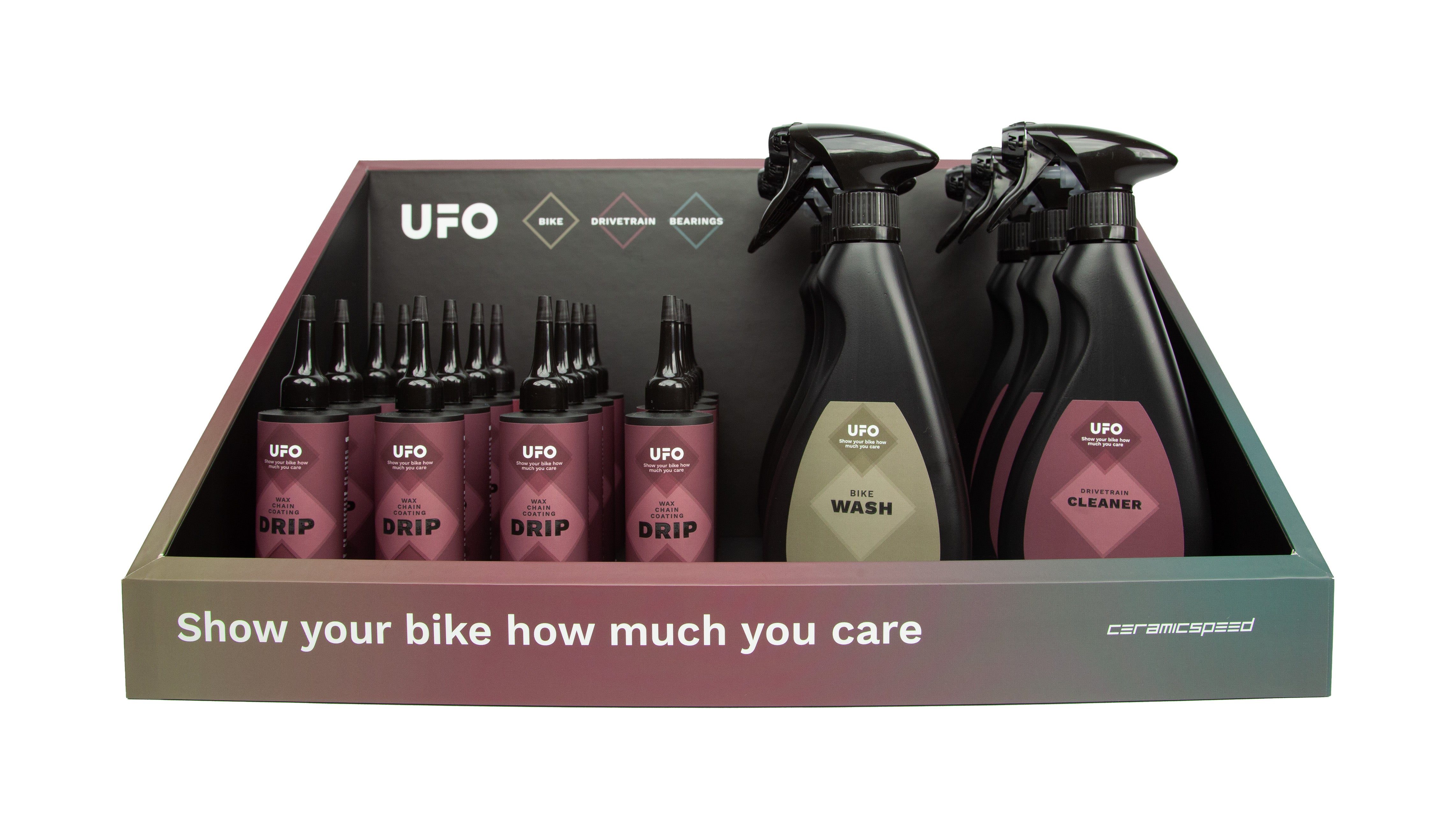 CeramicSpeed UFO Drivetrain Family Dealer Display Pack *