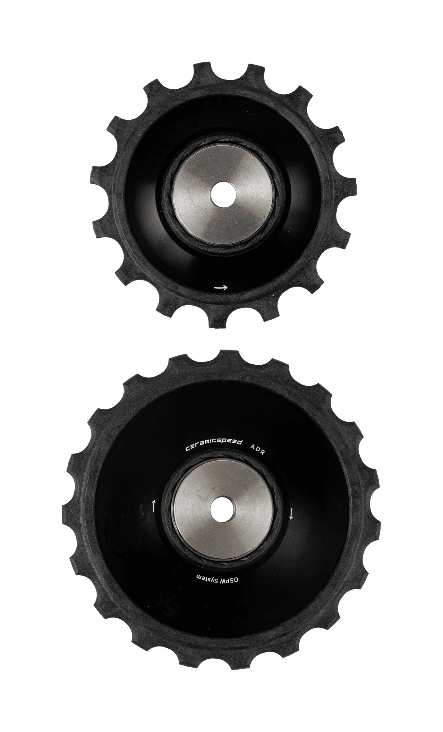 CeramicSpeed Spare OS Pulleys ALPHA Disc 15/19 Black
