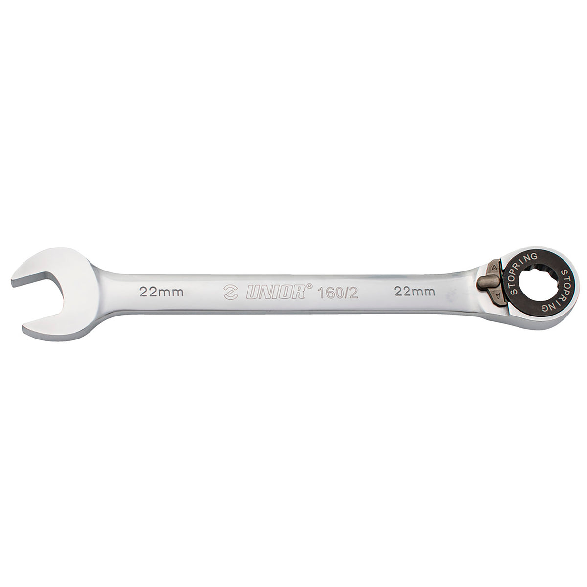 UNIOR Forged Combination Ratchet Wrench:  15MM