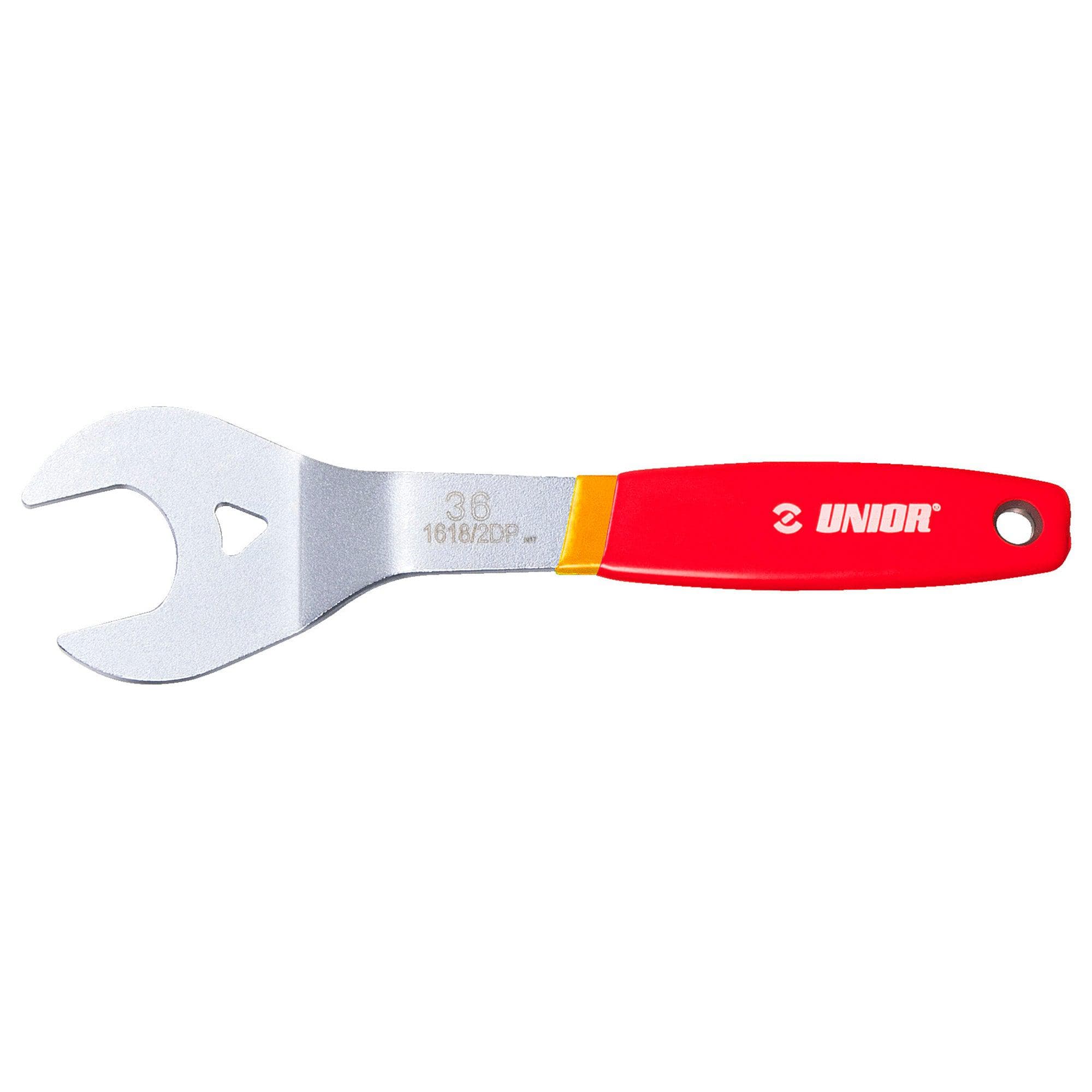 Unior Offset Single Sided Cone Wrench: Red 36Mm