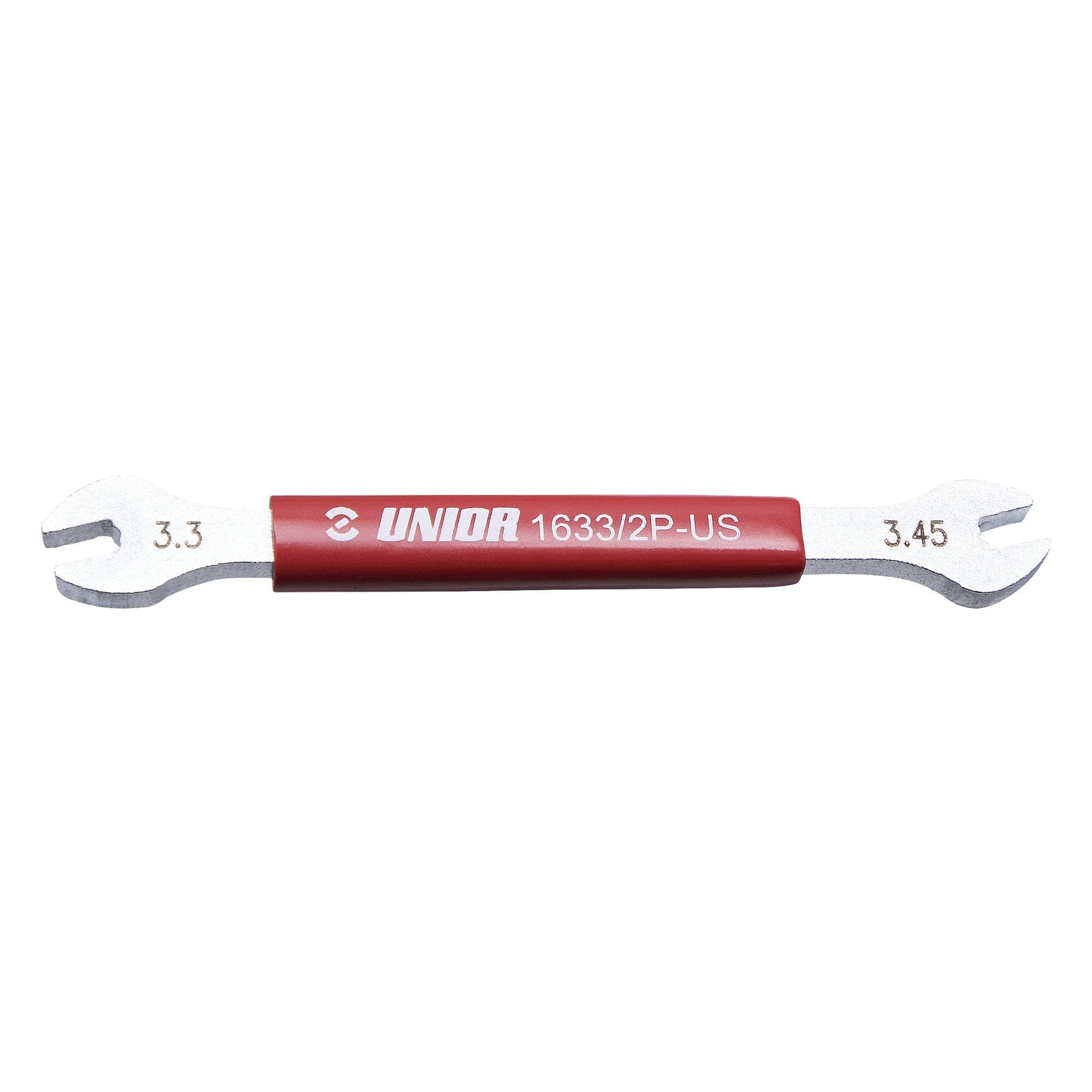 Unior Double Sided Spoke Wrench: Red 3,3 X 3,45Mm
