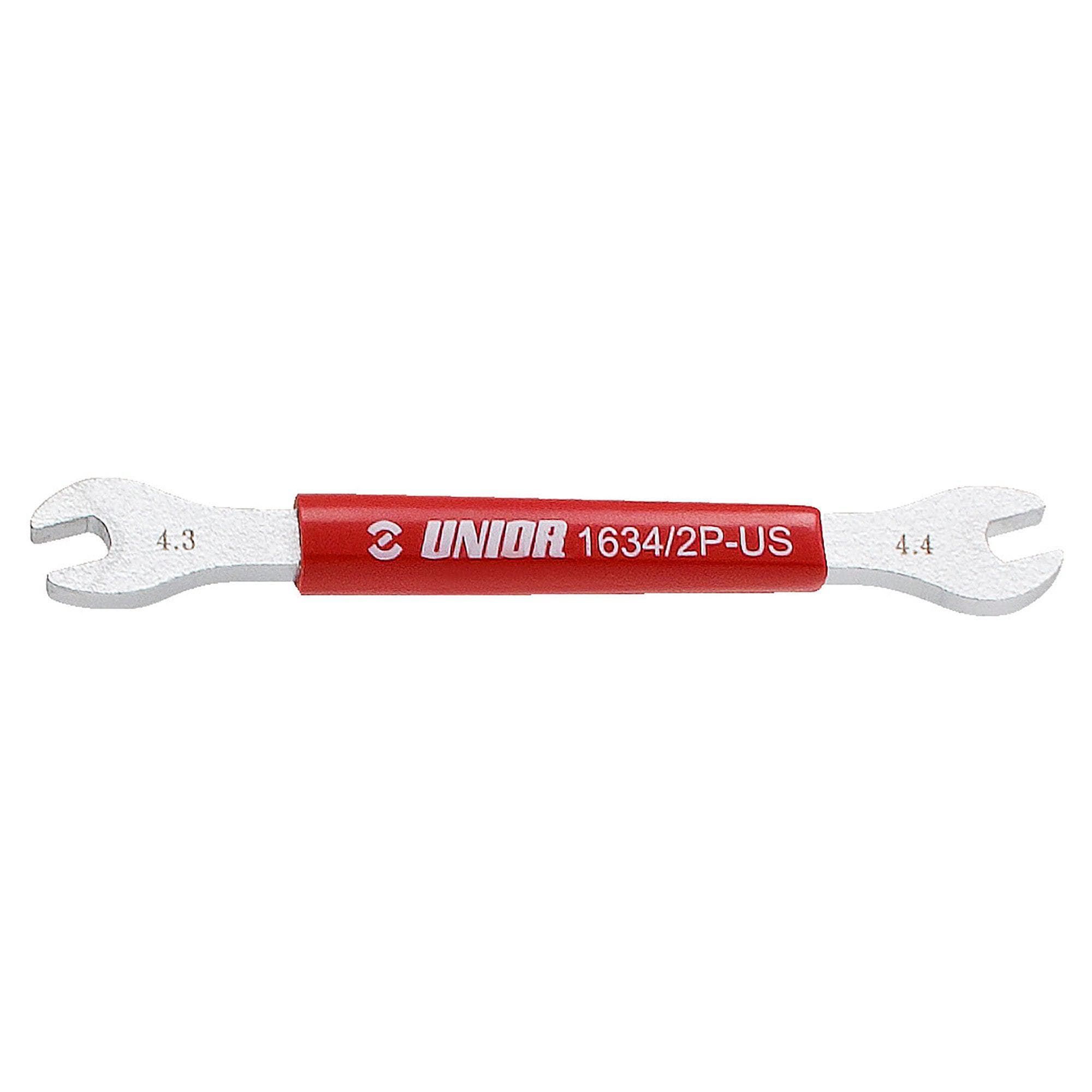 Unior Double Sided Shimano® Spoke Wrench: Red 4,3 X 4,4Mm