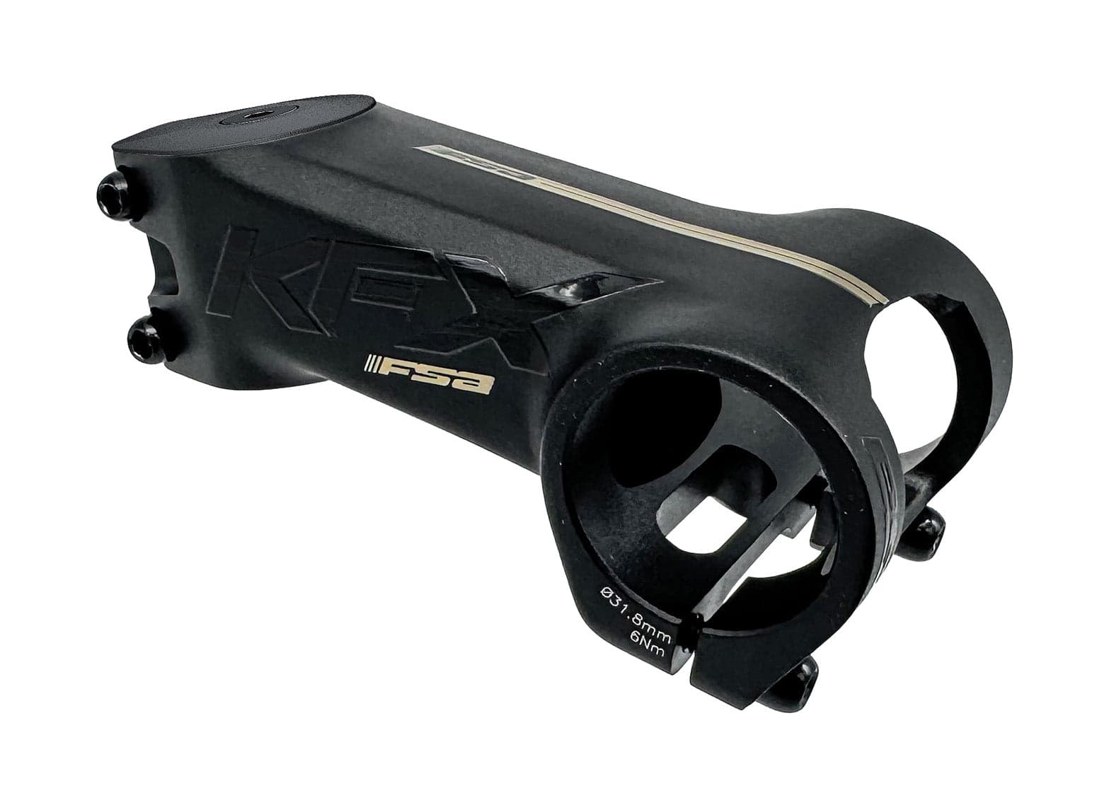 FSA KFX 2 Bolt Alloy MTB Stem (Black, 31.8mm, -20°)
