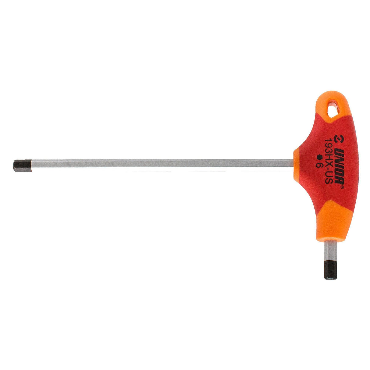 Unior Hexagonal Head Screwdriver With T-Handle: Red 5Mm