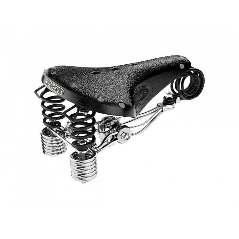 Brooks B135 W/Clamp Blk Mens Leisure Saddle Black