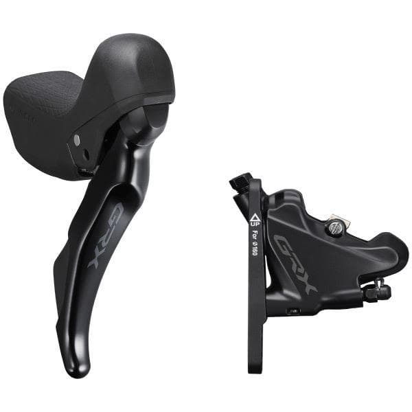 Shimano GRX ST-RX400 STI bled with BR-RX400 flat mount calliper