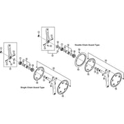 Shimano Spares FC-S500 chain ring fixing bolt set M8