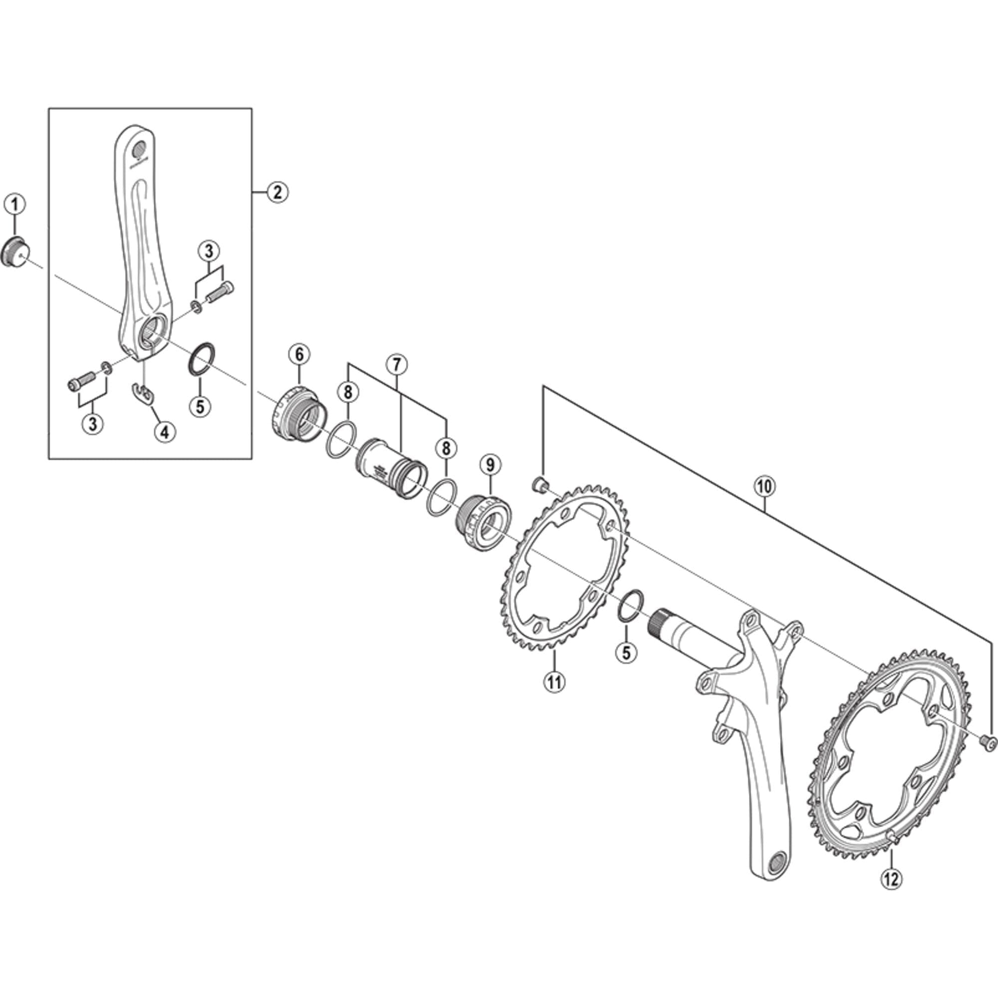 Shimano FC-CX50 Chainrings