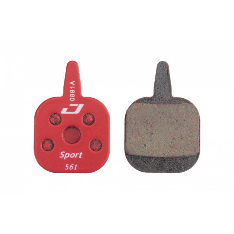 Jagwire Sport Semi-Metallic Disc Pad - Tektro IO - Red