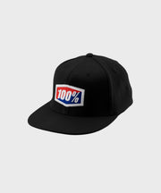 100% J-FIT Flexfit Hat Black S / M