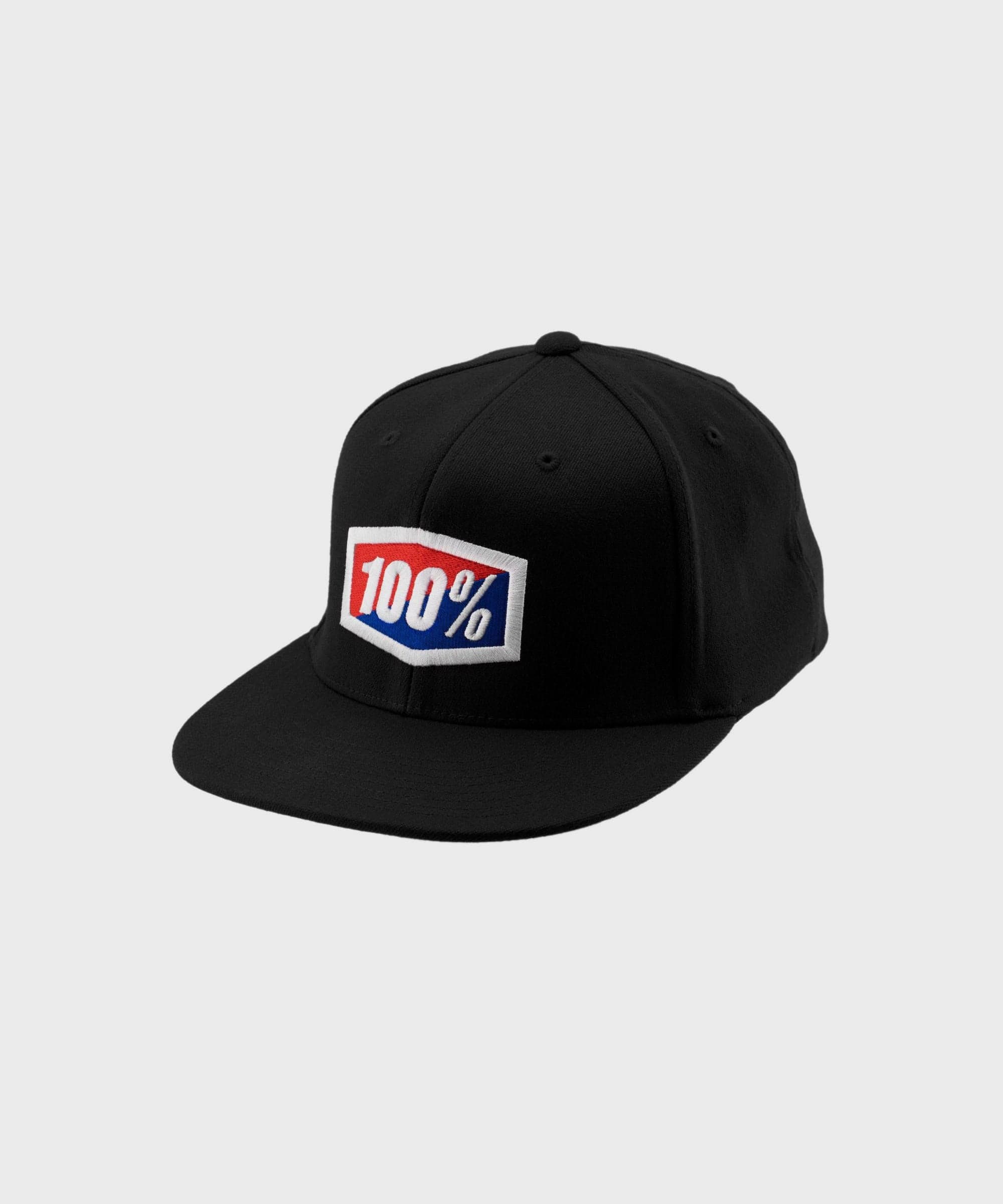 100% J-FIT Flexfit Hat Black S / M