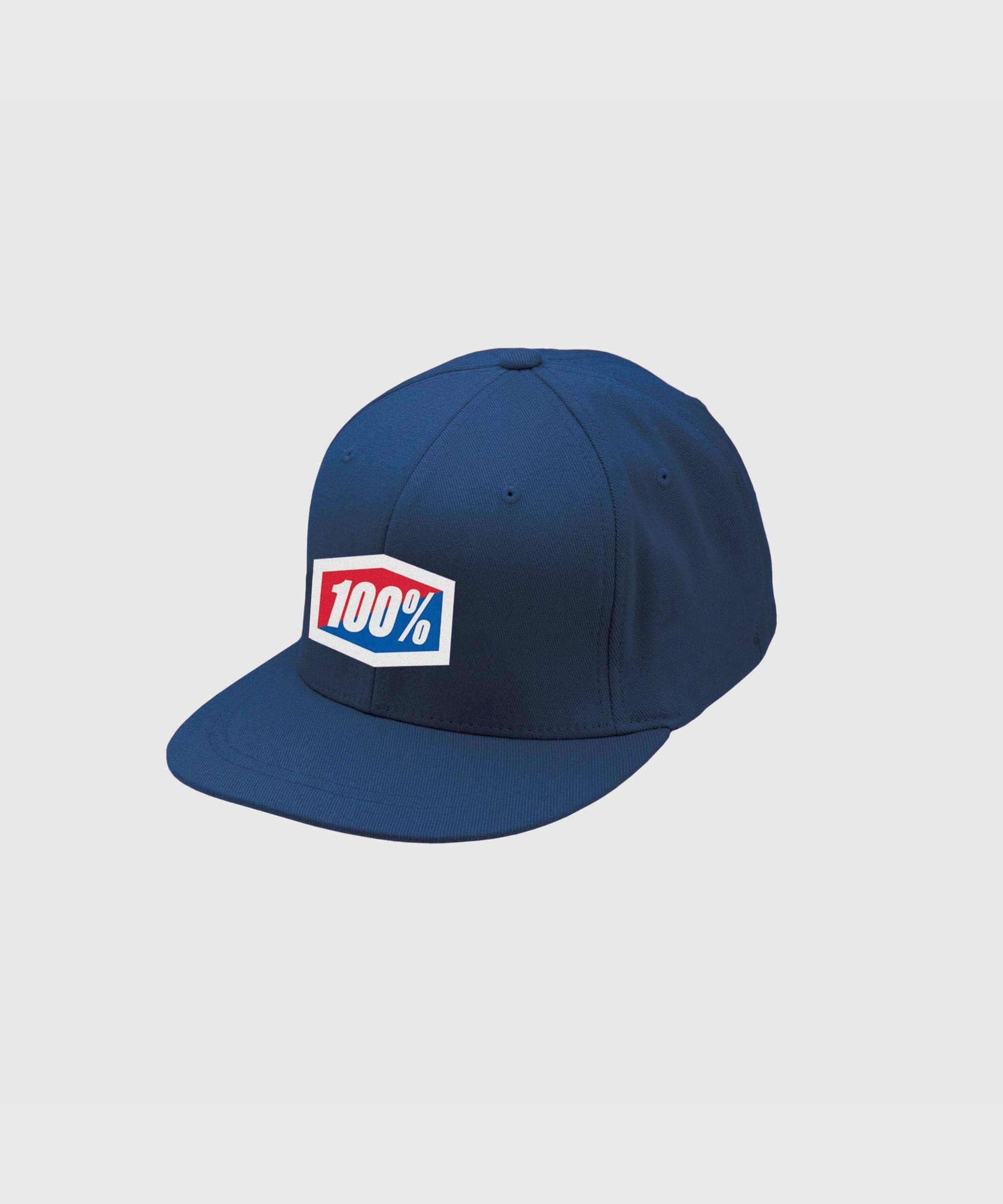 100% J-FIT Flexfit Hat Navy S / M