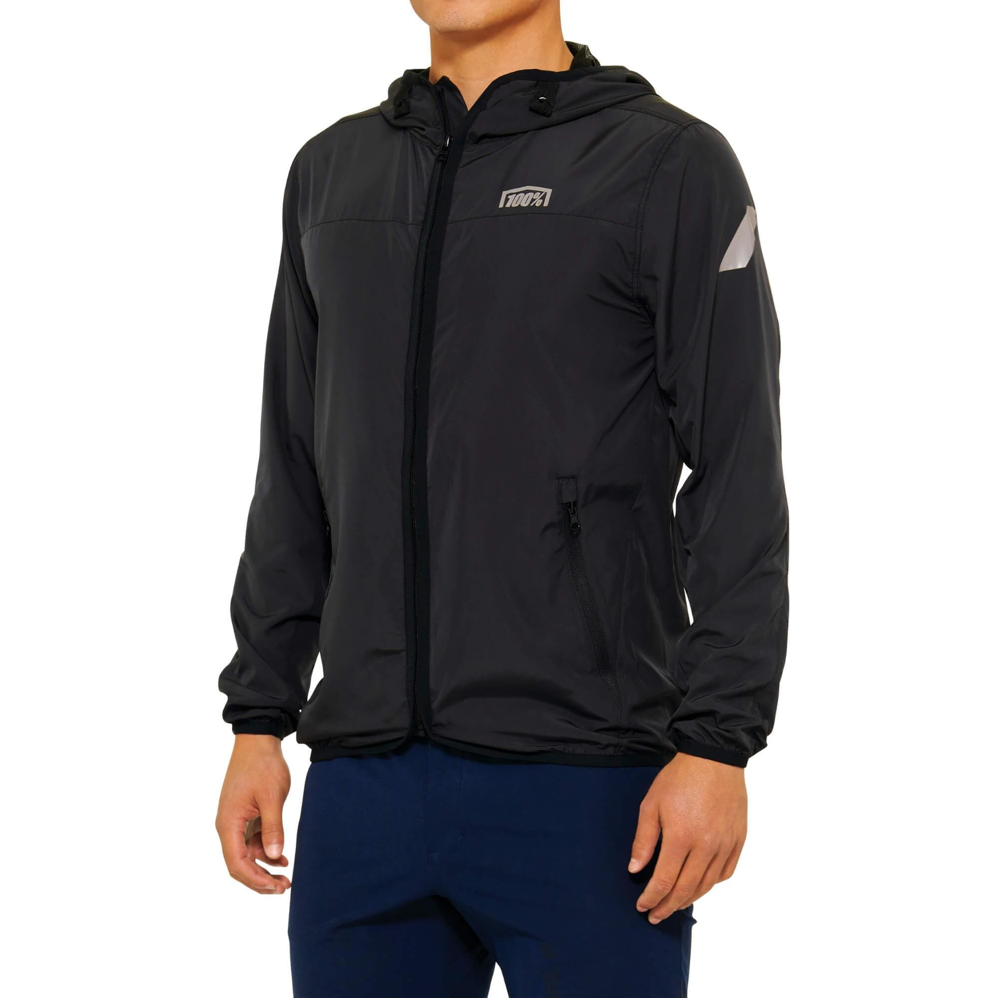 100% KLUTCH Windbreaker Black