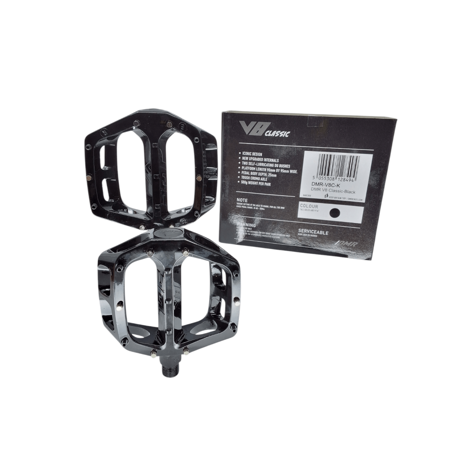 DMR V8 Classic Flat Platform Mountain Biking Pedal - Black