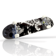 7 Ply ABEC 9 Bearings 31" x 8" Complete Skateboard Grey