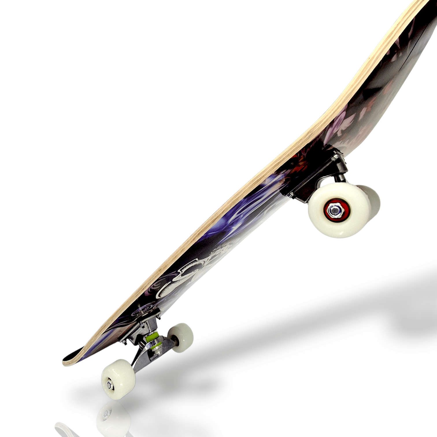 7 Ply ABEC 9 Bearings 31" x 8" Complete Skateboard Blue