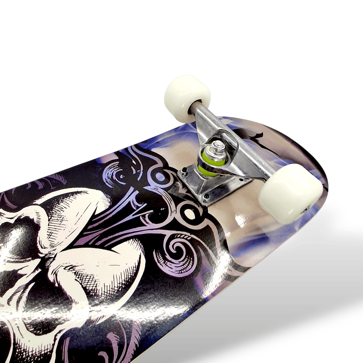 7 Ply ABEC 9 Bearings 31" x 8" Complete Skateboard Blue