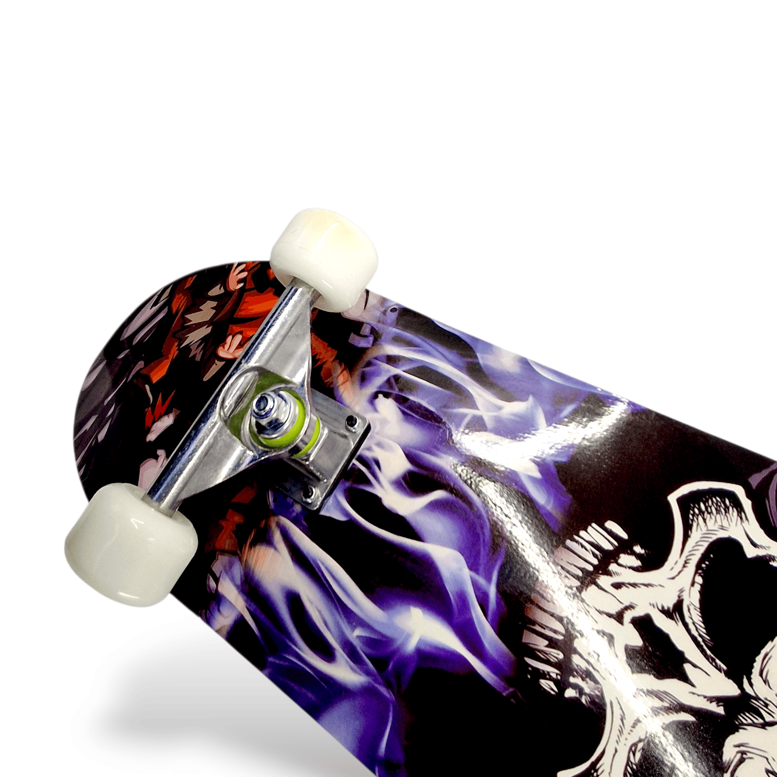 7 Ply ABEC 9 Bearings 31" x 8" Complete Skateboard Blue