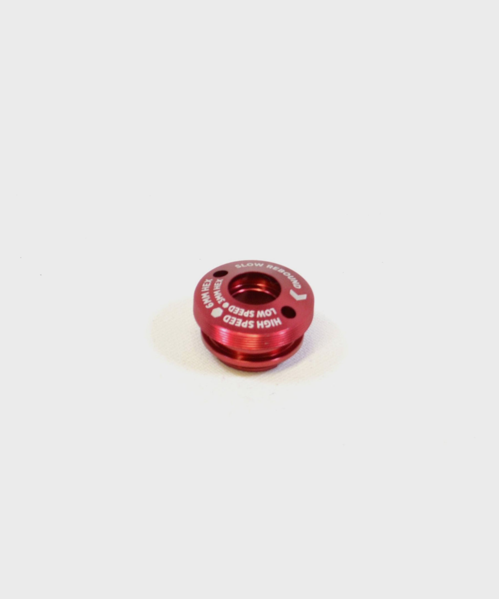 FOX Shock CD DHX2 FLOATX2 Cartridge Housing Cap Red