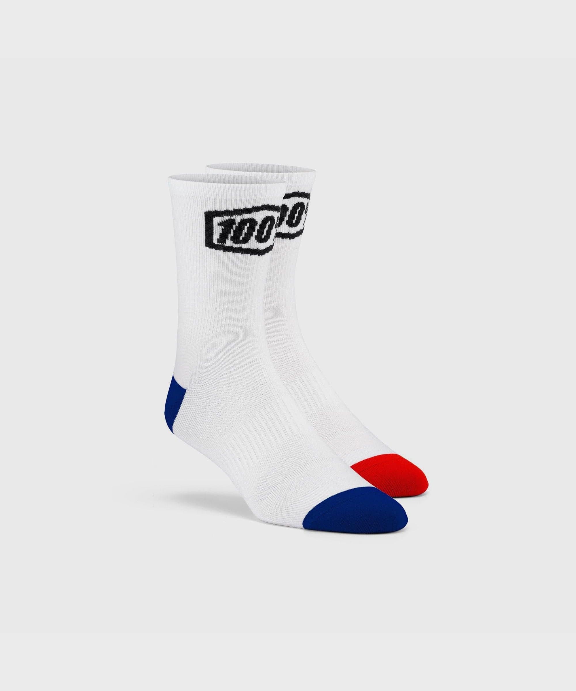 100% Terrain Socks White L / XL