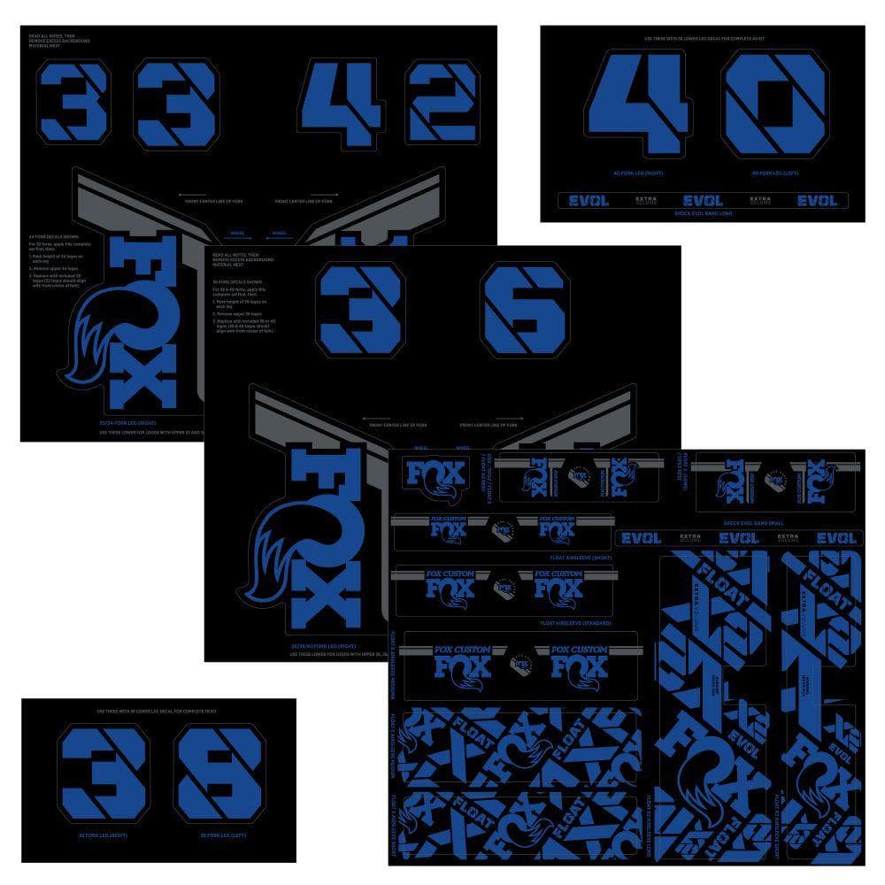 FOX Fork & Shock AM Custom Decal Kit 2021