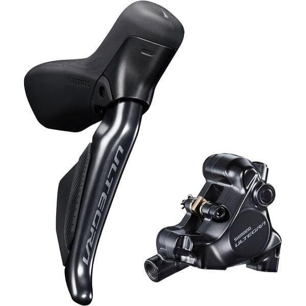 Shimano Ultegra ST-R8170 bled hydraulic disc, Di2 E-tube STI set, flat mount calliper