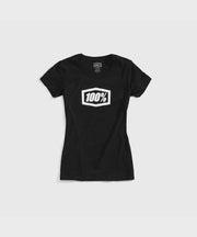 100% Essential Womens T-Shirt Black