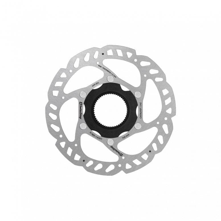SwissStop Catalyst One - Centrelock - Silver - 140mm