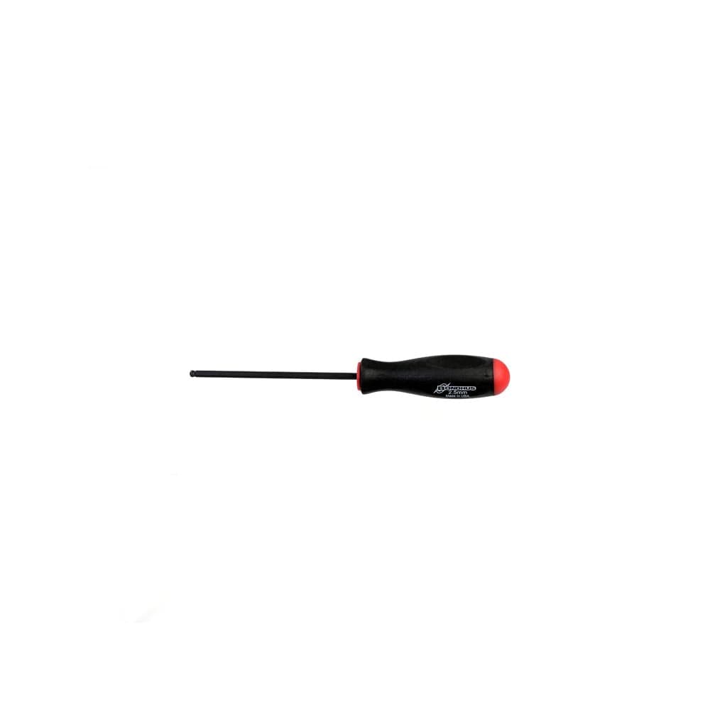 Bondhus Screwdriver Handle Ball End Hex Key Red 2.5mm