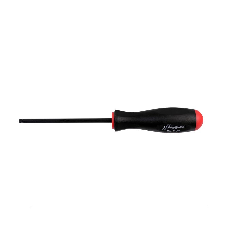 Bondhus Screwdriver Handle Ball End Hex Key Red 5mm
