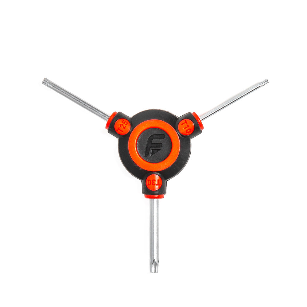 Feedback Sports 3-Way Torx Wrench T10, 25,30 Blk/Red