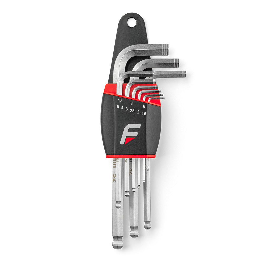 Feedback Sports Hex Wrench 9pceSet 1.5-10mm Silver