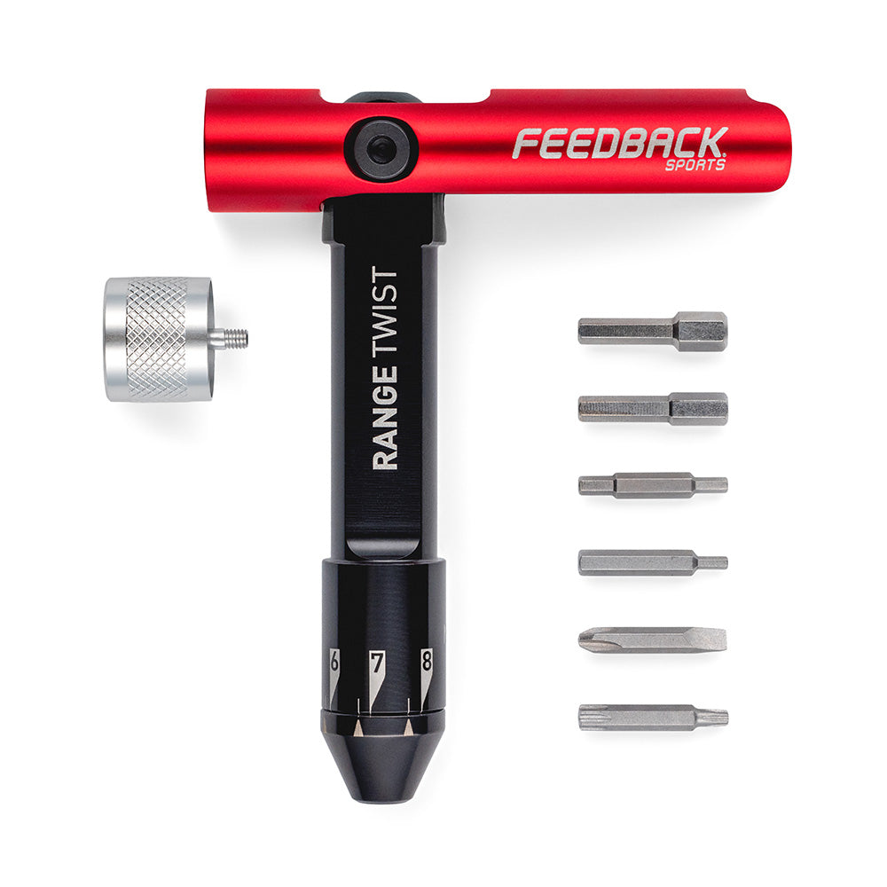 Feedback Sports Range Twist Torque Wrench 2-8Nm Blk/Red