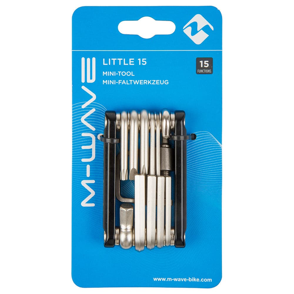 M-Wave Mini 15 Bicycle Multi-Tool Black/Silver Multi