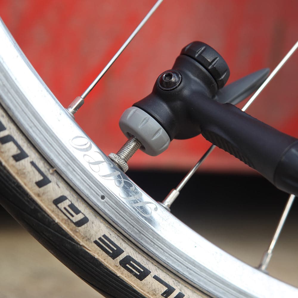 Passport Enthusiatom Track Pump Silver/Black 160psi