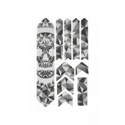 All Mountain Style Frame Guard Extra - Fractal Skull - Black -