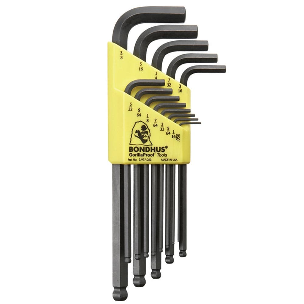 Bondhus Ball Hex Key Set Yellow Imperial