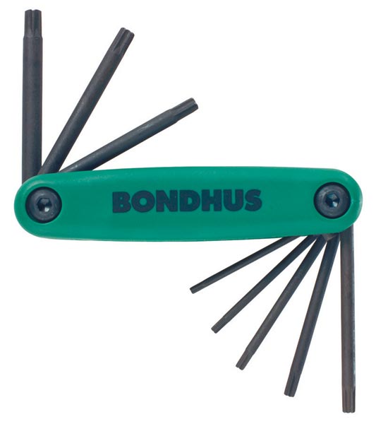 Bondhus Gorilla Grip Torx Tool Green T6-T25