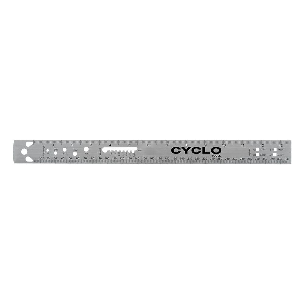Cyclo Pro Spoke Ruler Silver 340mm