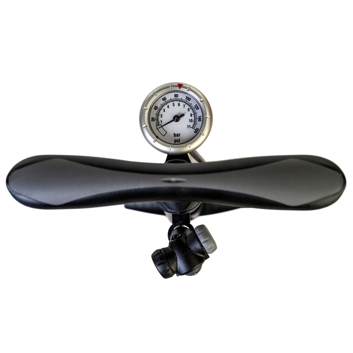 Passport Enthusiatom Track Pump Silver/Black 160psi