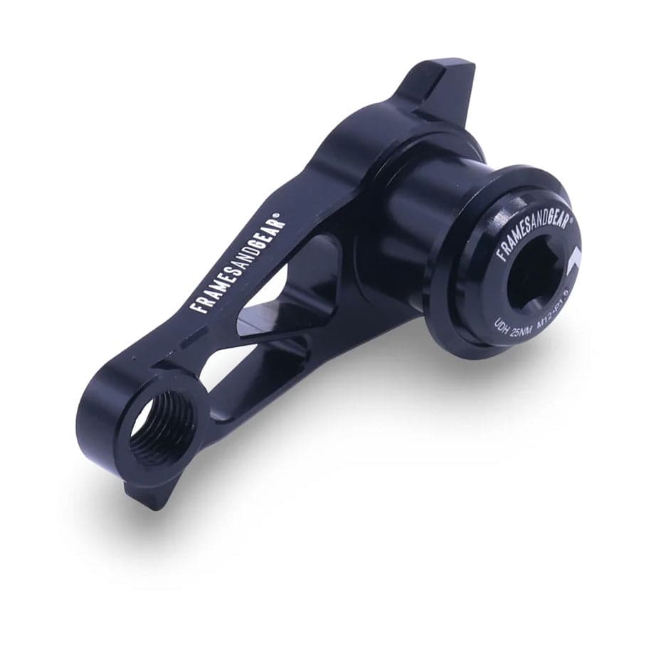 Framesandgear DM DB Derailleur Hanger for UDH (P1.0, Shimano, Black)