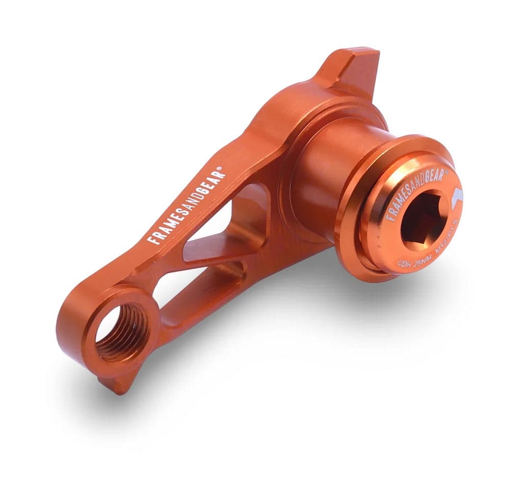Framesandgear DM DB Derailleur Hanger for UDH (P1.0, Shimano, Orange)