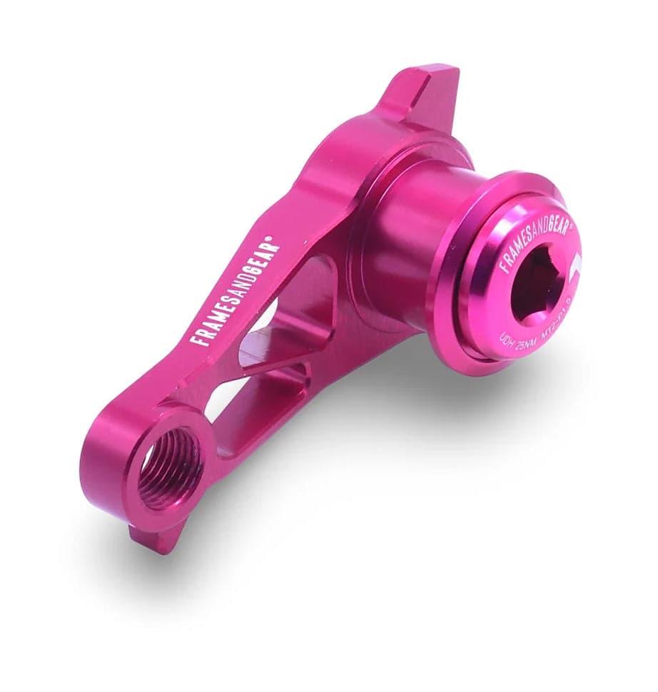 Framesandgear DM DB Derailleur Hanger for UDH (P1.0, Shimano, Pink)