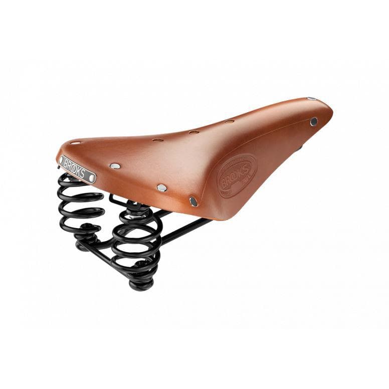Brooks Flyer Std Honey Mens Touring Saddle - 175mm
