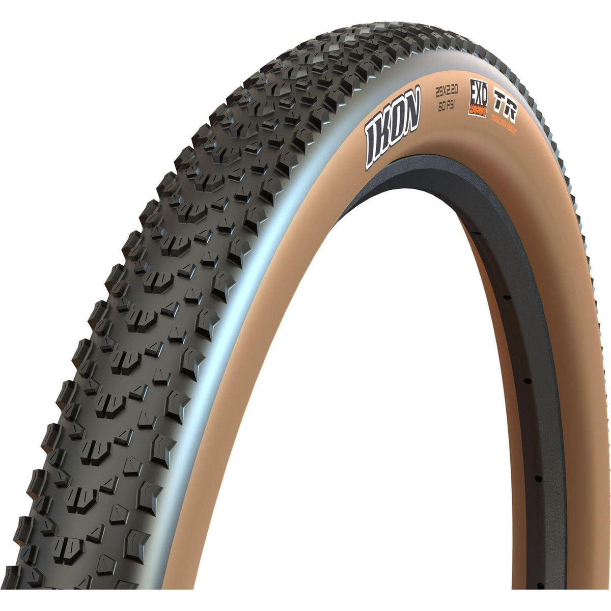 Maxxis Ikon 26 x 2.20 60 TPI Folding Dual Compound TR / Tanwall